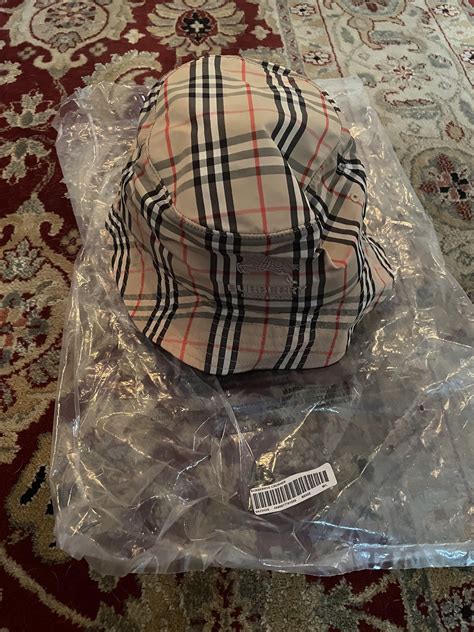 supreme burberry crusher hat|Burberry Crusher .